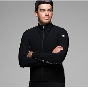 Assos of Switzerland Mille GT Cycling Performance Sporty Jacket Black Men’s XL